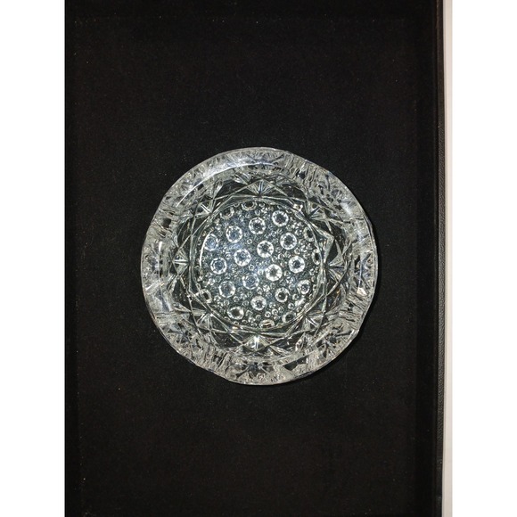 Beautiful Bleikristall Genuine Lead Glass Crystal Ashtray Made in W Germany 5" - Picture 4 of 7